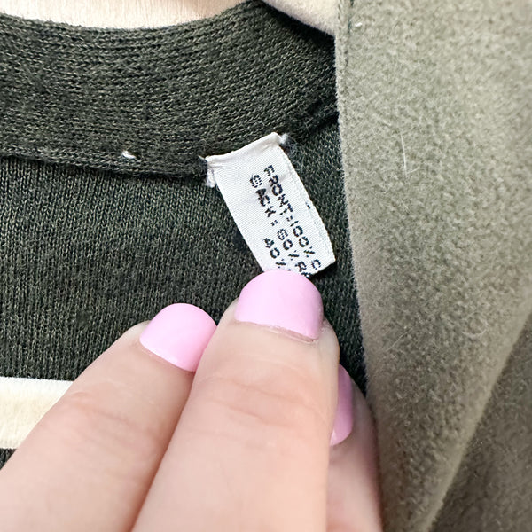 Vintage 1960s Velveteen & Wool Vest / 7/8yr