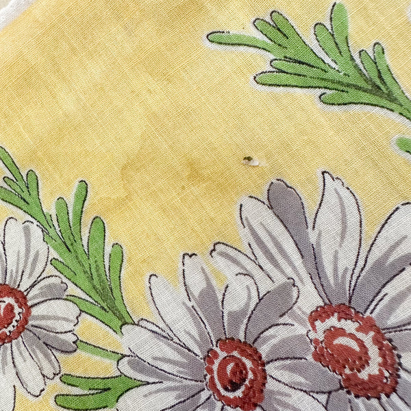 Vintage Hankie - Butter Yellow