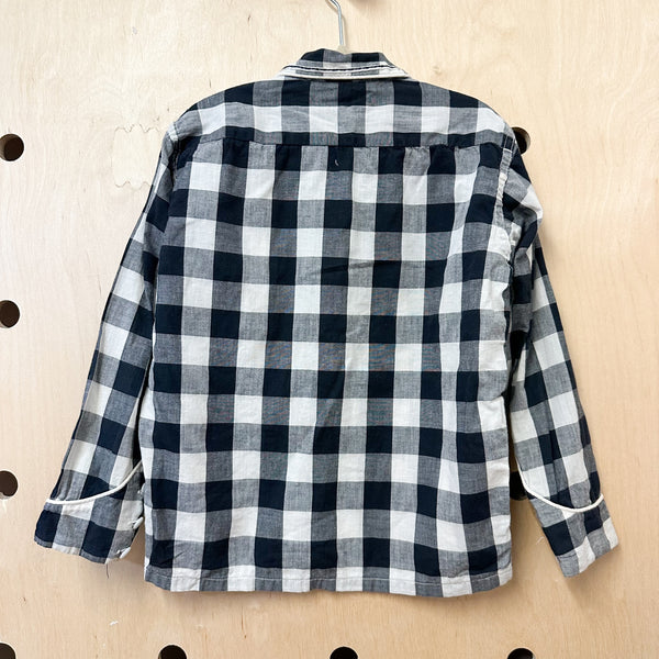 Vintage 1960s Checkered Western Shirt / 5T