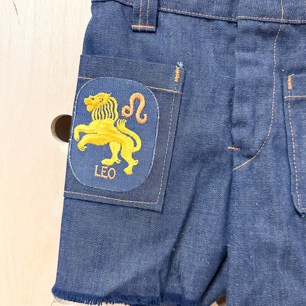 Vintage 1970s Leo Denim Shorts / 5T