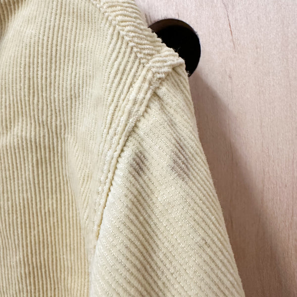 Vintage 1940s Yellow Corduroy Shirt Jacket / 5T