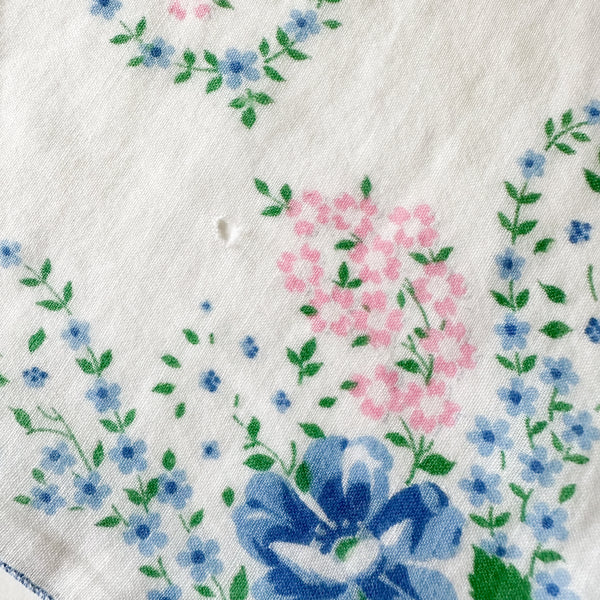 Vintage Hankie - Forget Me Not