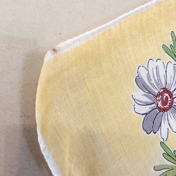 Vintage Hankie - Butter Yellow