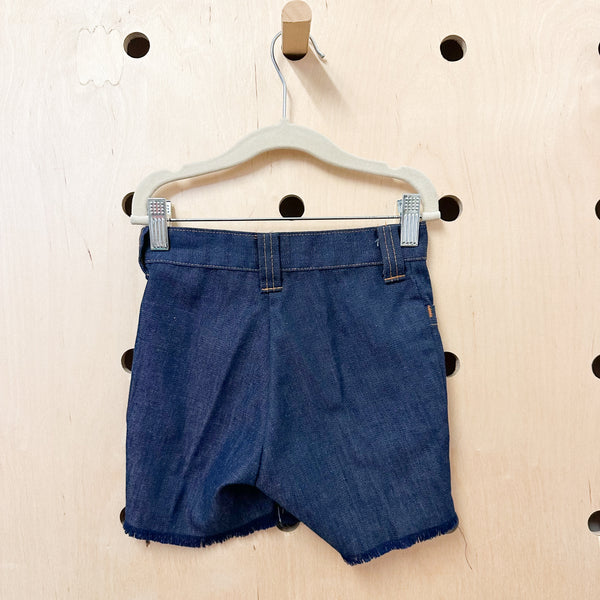 Vintage 1970s Leo Denim Shorts / 5T