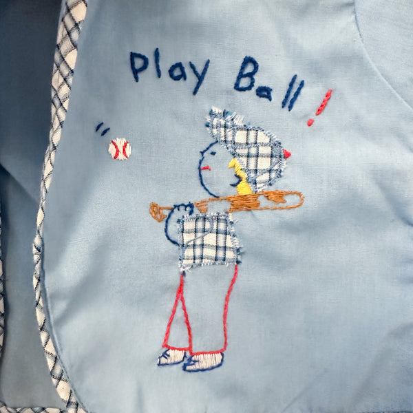 Vintage 1980s Play Ball Shirt / 6M