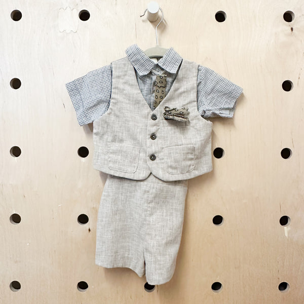 Vintage 1980s 4pc Suit Outfit / 2T