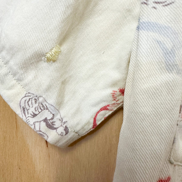 Vintage 1940s UBS Baseball Novelty Print Shirt / 5T