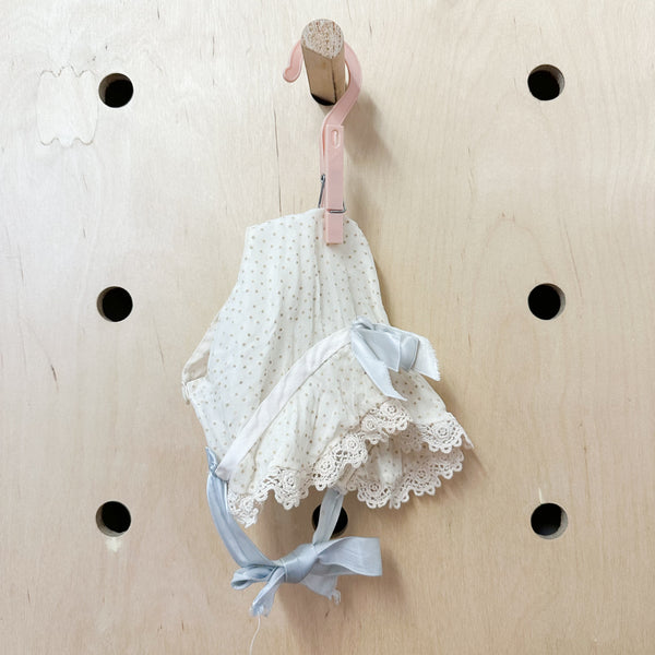 Vintage 1930-40s Baby Bonnet Hat / 12M