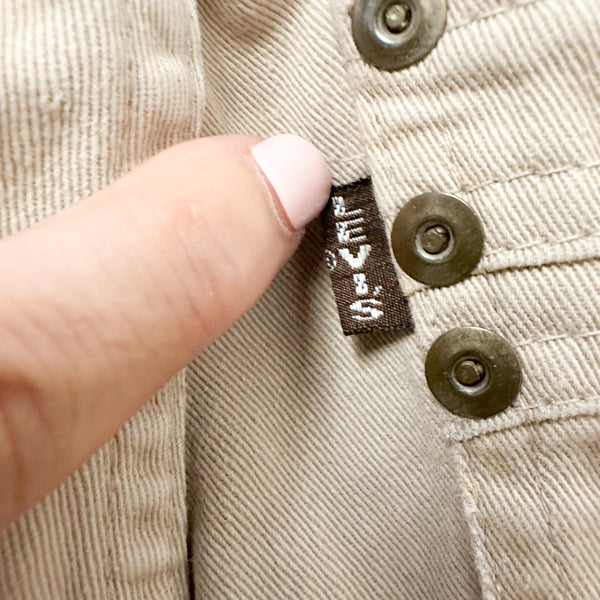 Vintage 1970s BIG E Levis Jeans / 28" waist youth