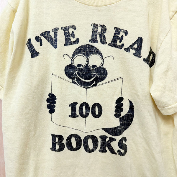 Vintage Book Worm T-shirt / 9/10yr