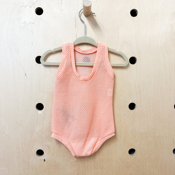 Vintage 1960s Orange Bee Swimsuit & Maching Jacket / 12-24M