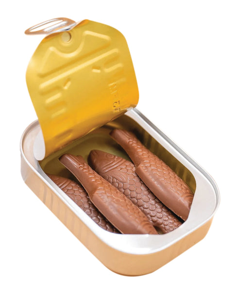 Milk Chocolate Sardines in a Can by Bixby of Maine