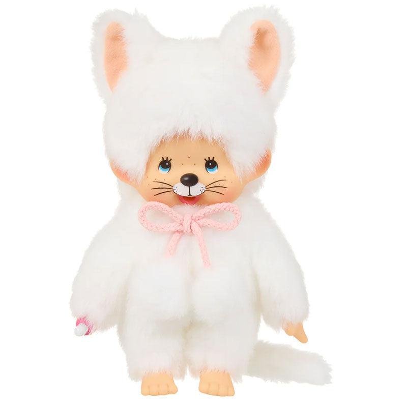 海外限定 モンチッチ Animal Monchhichi White Cat 猫 Monchhichi White Cat – Kinoko Kids