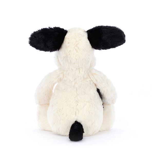 Bashful Black & Cream Puppy by Jellycat