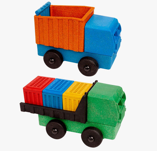 Luke’s Toy Factory Cargo and Dump Truck Two Pack