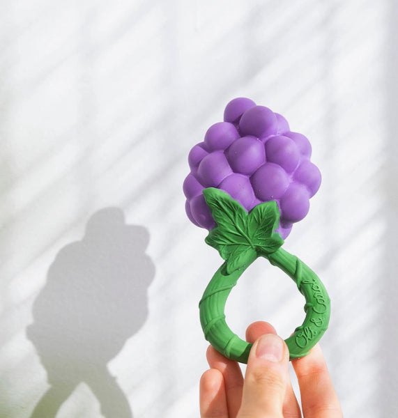 Oli & Carol Grape Rattle Toy
