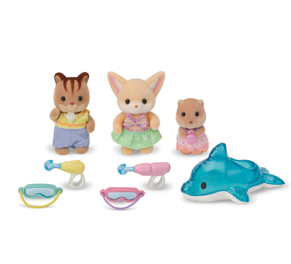 Calico Critters Nursery Friends Pool Fun Trio