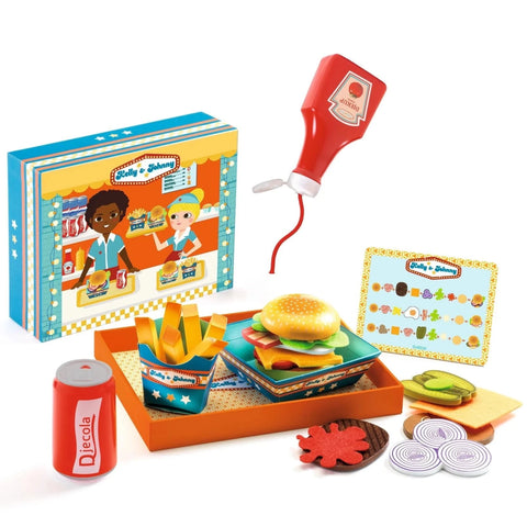 Kelley and Johnny Food Truck Playset by Djeco