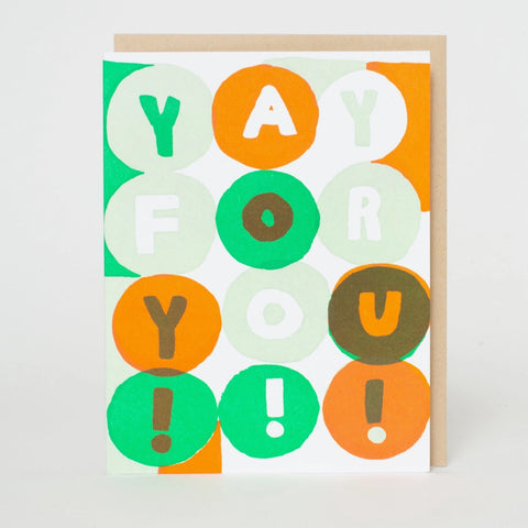 Yay For You! Bubble Card