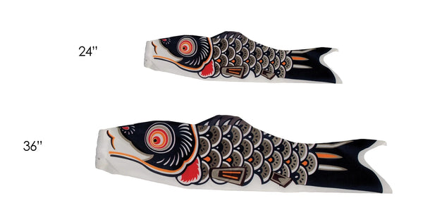 Koinobori : Black (two sizes)