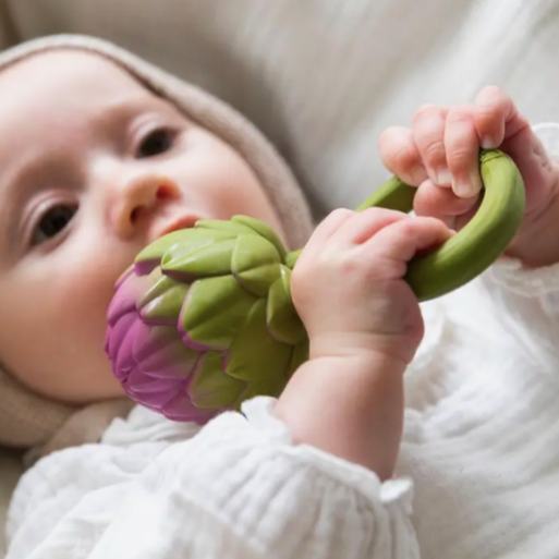 Oli & Carol Artichoke Rattle Toy
