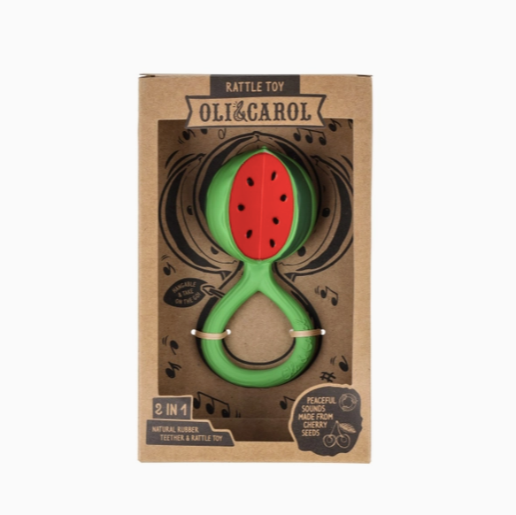 Oli & Carol Watermelon Rattle Toy