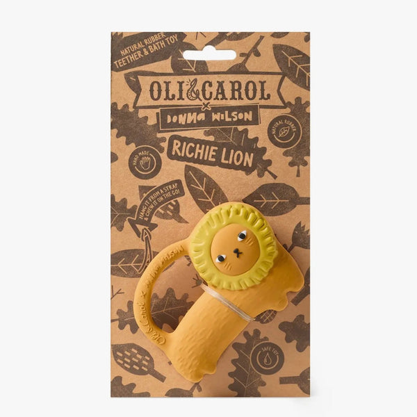 Oli & Carol X Donna Wilson Richie The Lion Teether