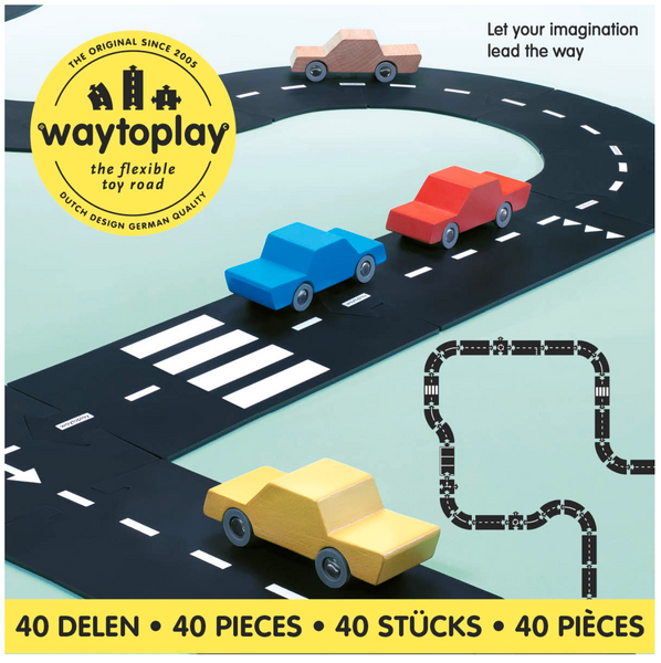 Extra Large Flexible Toy Road Set - King of the Road