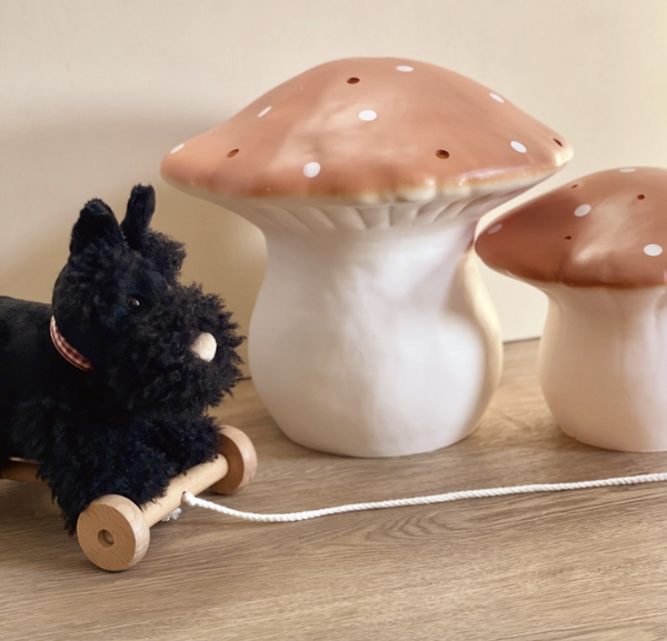 Large Mushroom Lamp in Terra