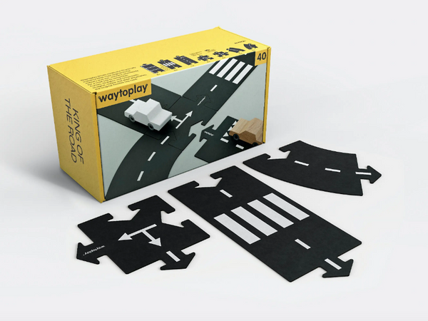 Extra Large Flexible Toy Road Set - King of the Road