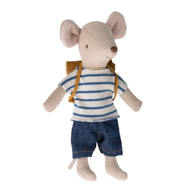 Maileg Big Brother Tricycle  Mouse with bag