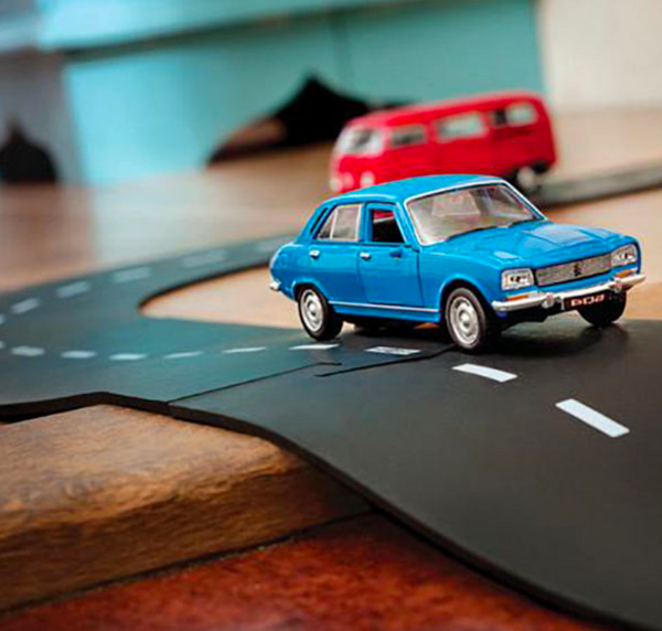 Medium Flexible Toy Road Set - Expressway