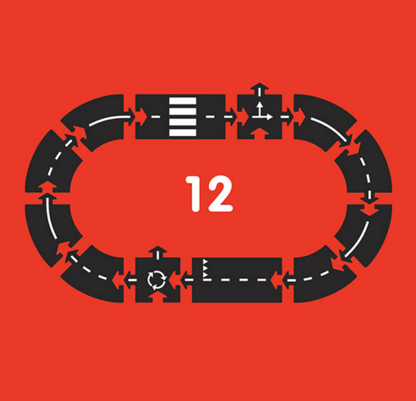 Small Flexible Toy Road Set - Ringroad