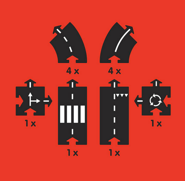 Small Flexible Toy Road Set - Ringroad
