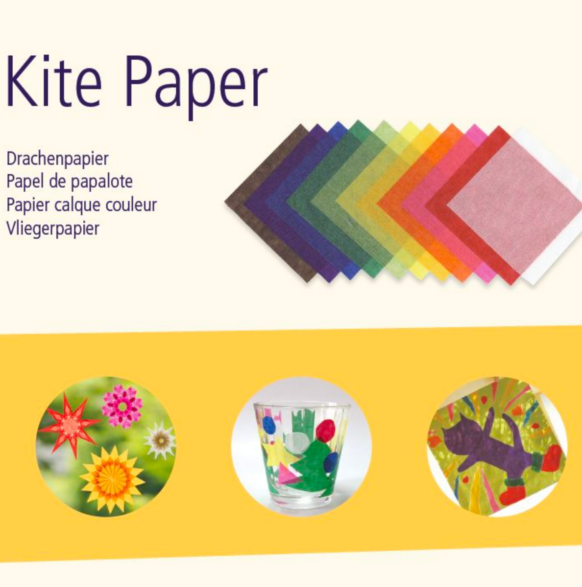 Kite Paper Pack of 100 Sheets – Collage Collage
