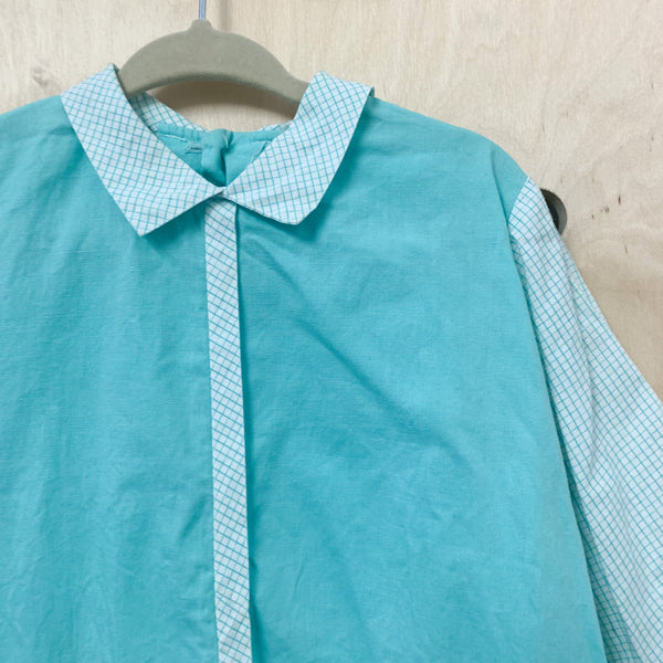 Vintage 1960s Turquoise Aline Dress / 3T