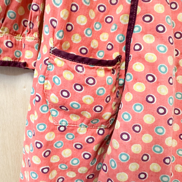 Vintage 1930s-40s Dotted Dress / size 5-6yr