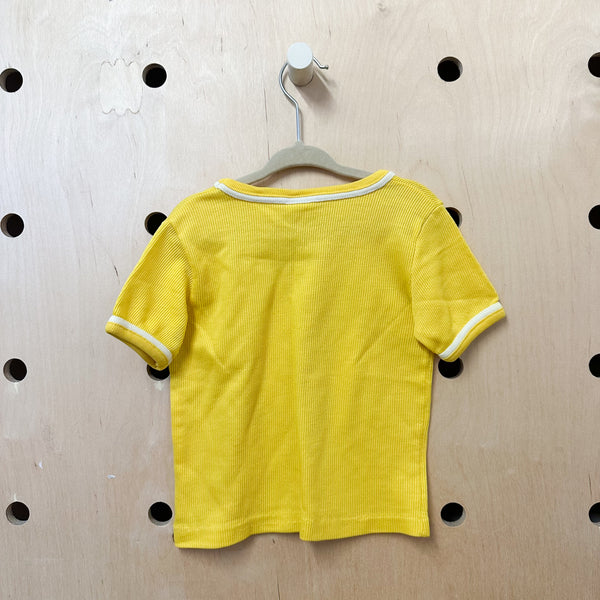 Vintage 1970s Yellow Top / 4T