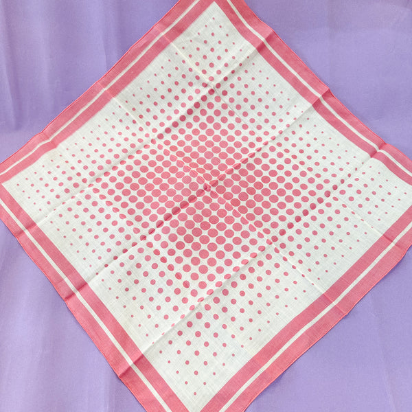 Vintage Hankie - Pink Dots