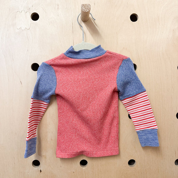 Vintage 1970s Baby Turtleneck Top / 9-12M