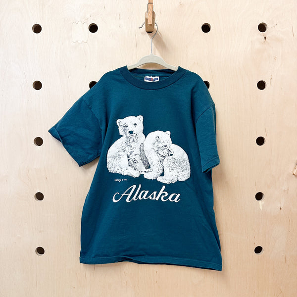 Vintage 1992 Alaska Souvenir Tee / 10-12yr