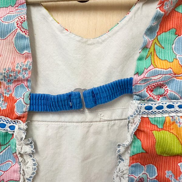 Vintage 1960s Floral Sun Dress / Top // 2-4T