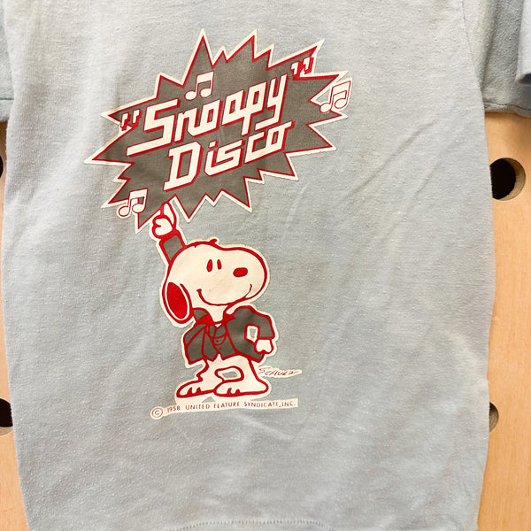 Vintage 1980s Snoopy Disco Tee / 6-7yr