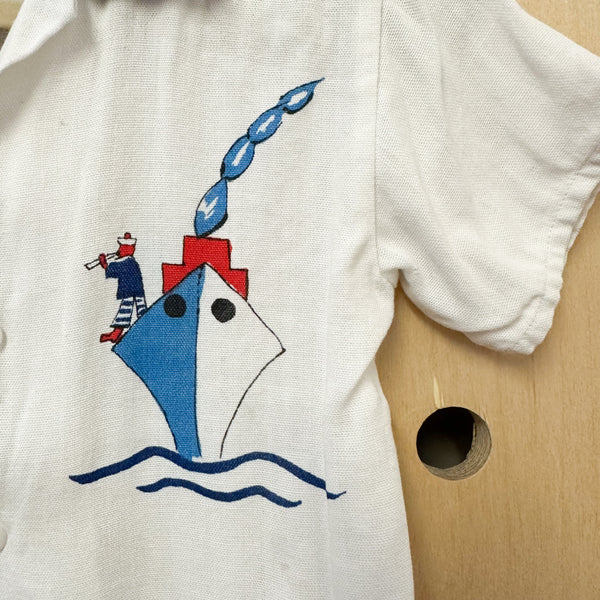Vintage 1960s Sailer Shirt / size 3T