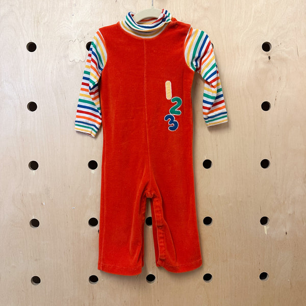 Vintage 1980s 1-2-3 Jumpsuit / 18M