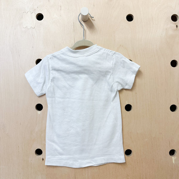 Vintage 1970s White Tee / 2T