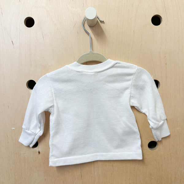 Vintage 1980s White Tee / 3-6M