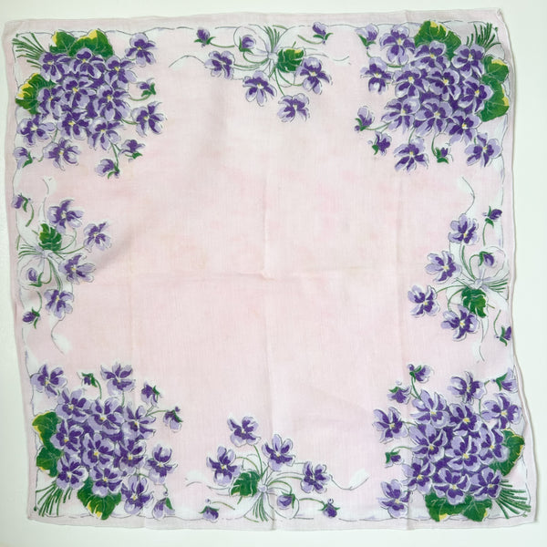 Vintage Hankie - Violet