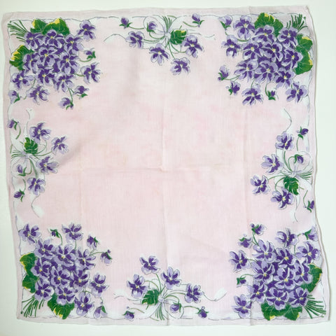 Vintage Hankie - Violet