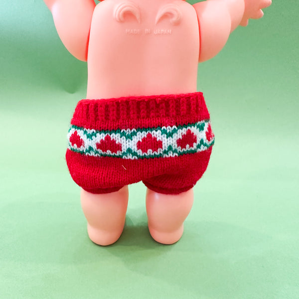 Vintage Knit Doll Shorts for 28cm Kewpie